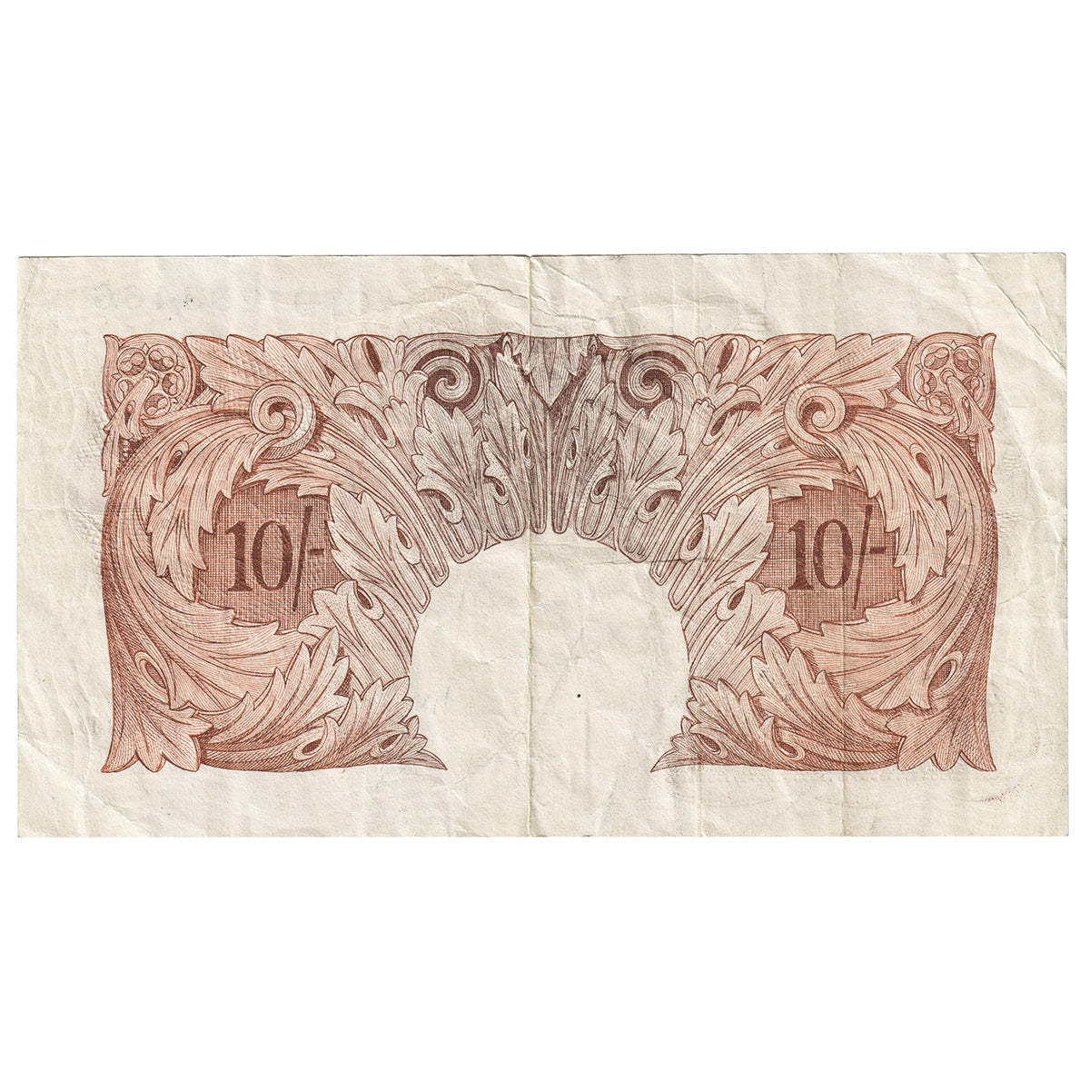 Great Britain 10 Shilling Note, Pick #368b, F