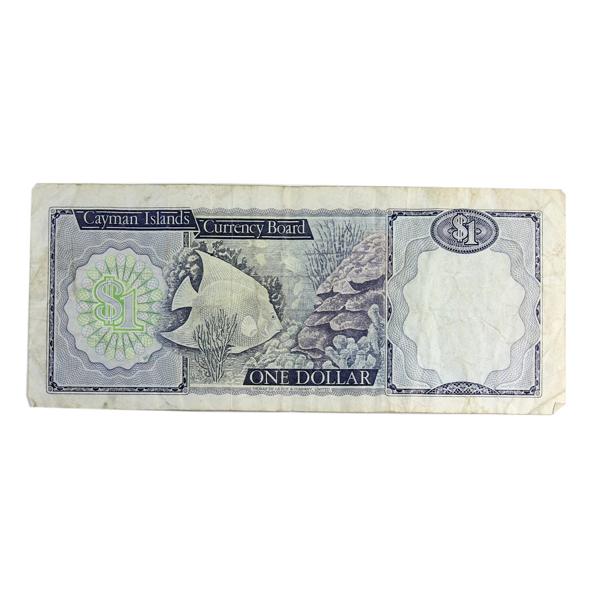 Cayman Islands 1971 1 Dollar, Pick #1b, VF