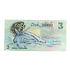 Cook Islands 1987 3 Dollar Note, Pick #3a, UNC