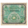 France 1944 2 Francs Note, Pick #114a, VF