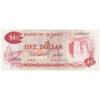 Guyana 1966-1992 1 Dollar Note, Pick #21b, VF-EF