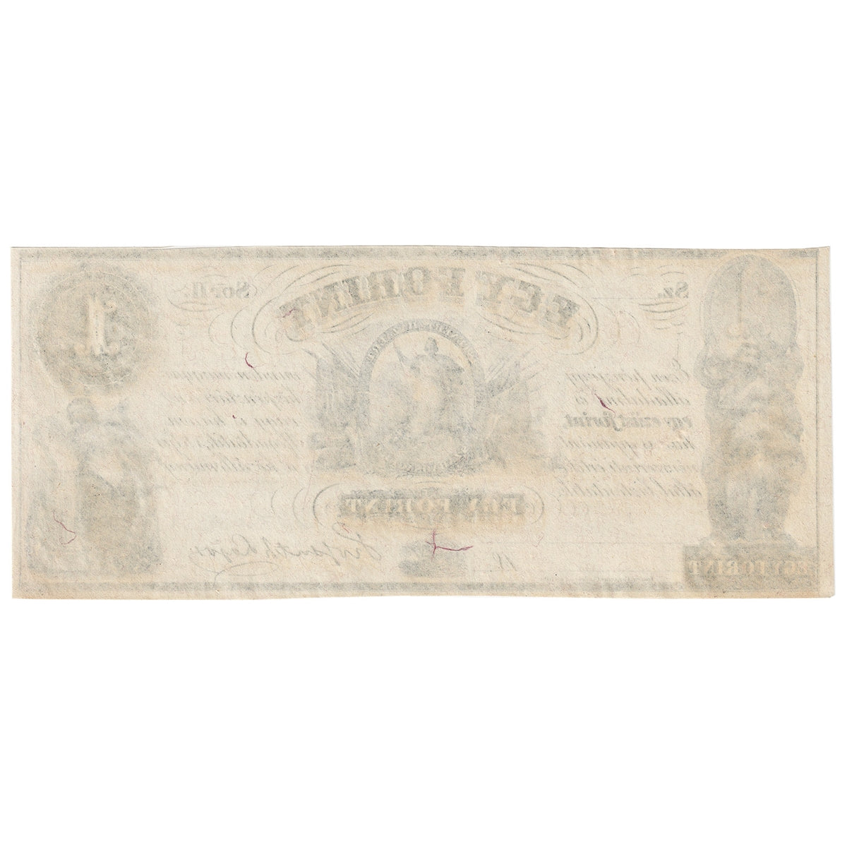 Hungary 1852 1 Forint Note, Pick #S141r1, Remainder, UNC