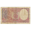India 1943 2 Rupees Note, Pick #17b, VG