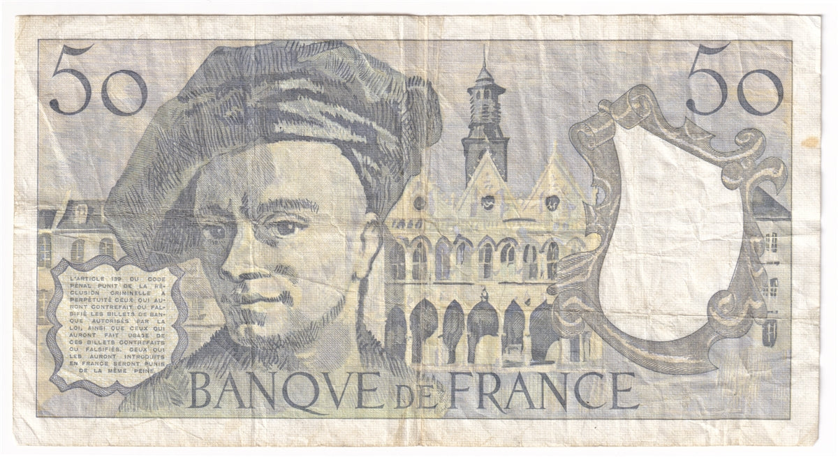 France Note 1982 50 Francs, VF