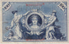 Germany 1908 100 Mark Note, Pick #33a, Red, VF (hole)