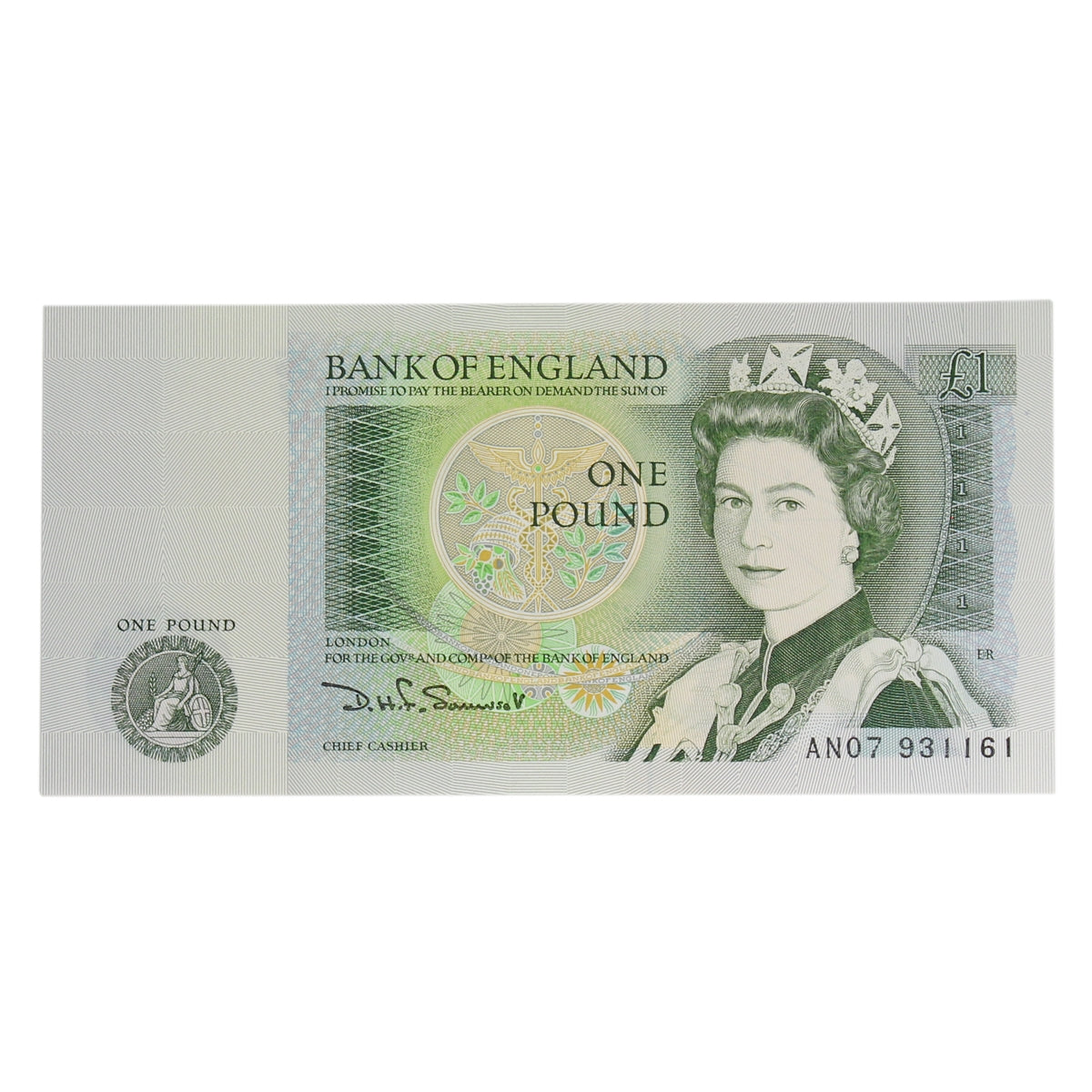 Great Britain 1981 1 Pound Note, BE87b, UNC