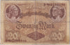 Germany 1914 20 Mark Note, Pick #48b, VG (holes)