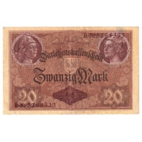 Germany 1914 20 Mark Note, EF