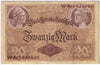 Germany 1914 20 Mark Note, Pick #48b, VF