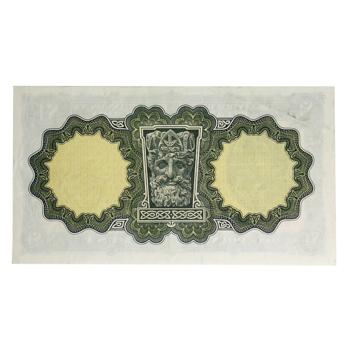 Ireland 1971-74 1 Pound Note, E086, Seriffed Date, VF