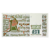 Ireland 1989 1 Pound Note, E139, UNC