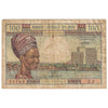 Mali 1972-1973 100 Franc Note, Pick #11, VF