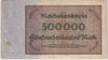 Germany 1923 500,000 Mark Note, Pick #88b, VF (stain)