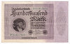 Germany 1923 100,000 Mark Note, VF (Damaged)