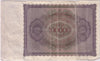 Germany 1923 100,000 Mark Note, Pick #83a, F-VF (tears)
