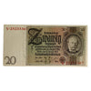 Germany 1929 20 Reichsmark Note, Pick #181a, VF-EF