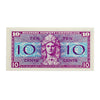 USA 1954 10 Cent Military Payment Certificate, Pick #M30, Series 521, AU-UNC