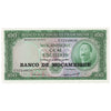Mozambique 1961 100 Escudos Note, Pick #109a, AU-UNC