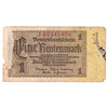 Germany 1937 1 Rentenmark Note, F (Damaged)