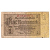Germany 1937 1 Rentenmark Note, VG (Damaged)