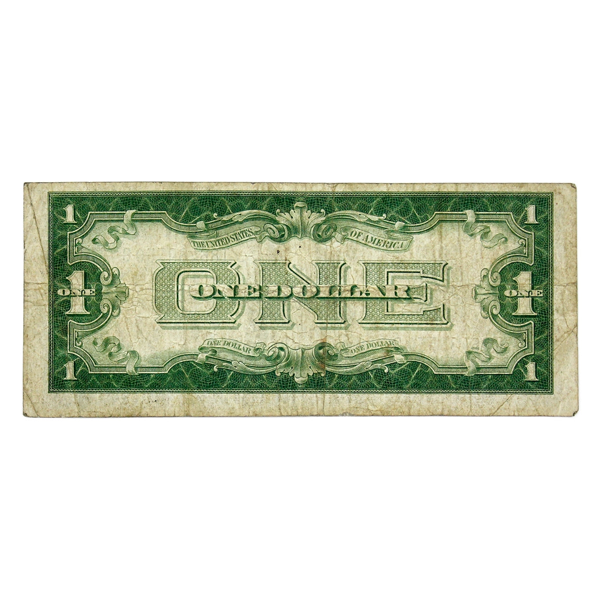 USA 1928B $1 Note, FR #1602, Woods-Mills, Silver Certificate, F