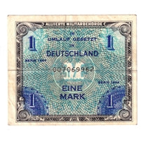 Germany 1944 1 Mark Note, with F, EF