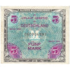 Germany 1944 5 Mark Note, 9 Digit with F, AU