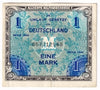 Germany 1944 1 Mark Note, EF