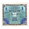 Germany 1944 1 Mark Note, With F, EF (Holes)