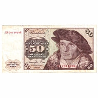 Germany 1977 50 Deutsche Mark Note, Pick #33b, VF