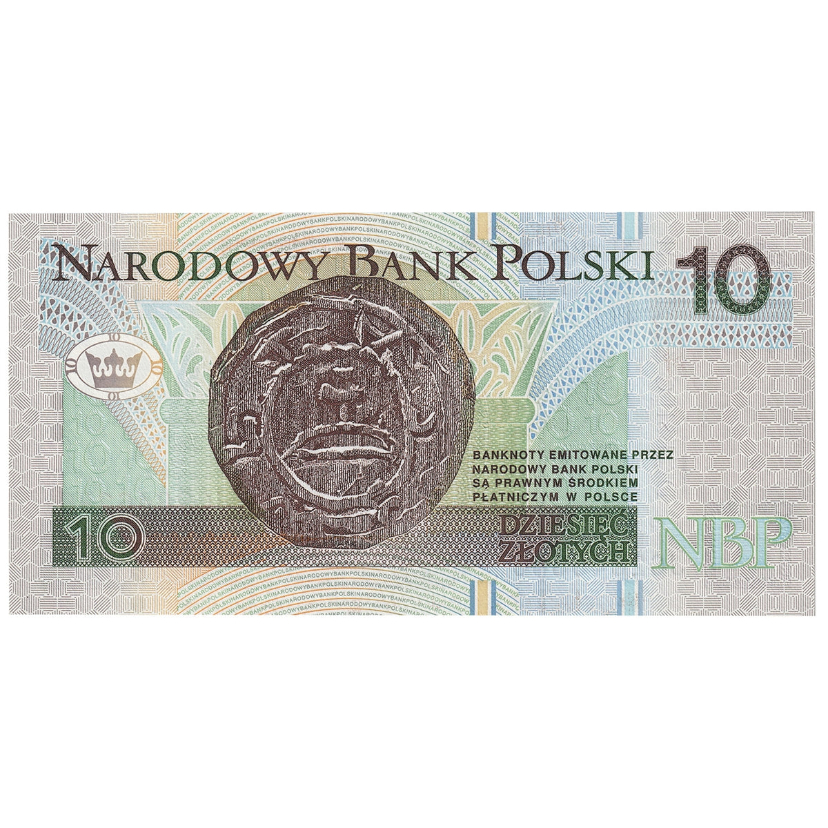 Poland 1994 10 Zlotych Note, Pick #173a, UNC