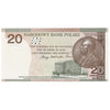 Poland 2011 20 Zlotych Note, Pick #A184, UNC
