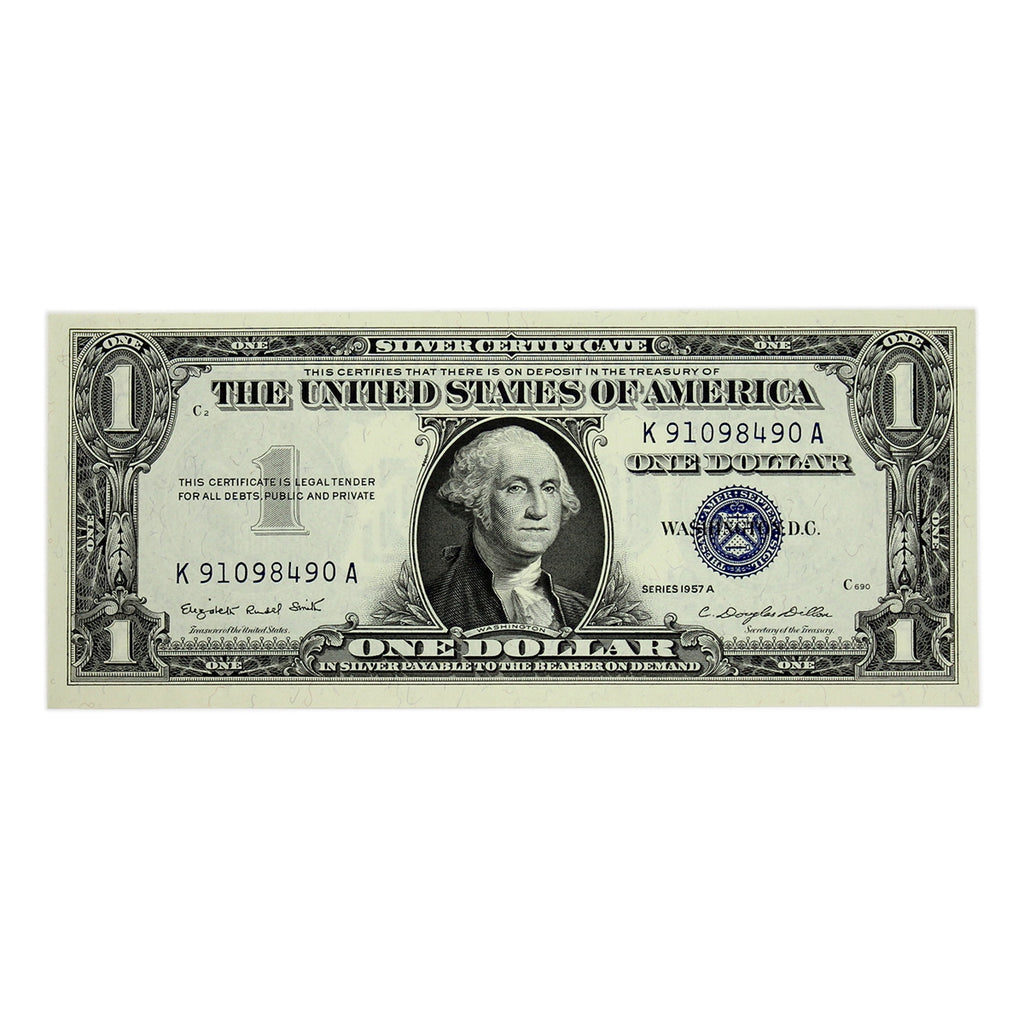USA 1957A $1 Note, FR #1620, Smith-Dillon, Silver Certificate, CUNC