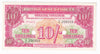 Great Britain 1956 10 Shilling Note, Pick #M28b, Remainder, British Armed Forces, UNC