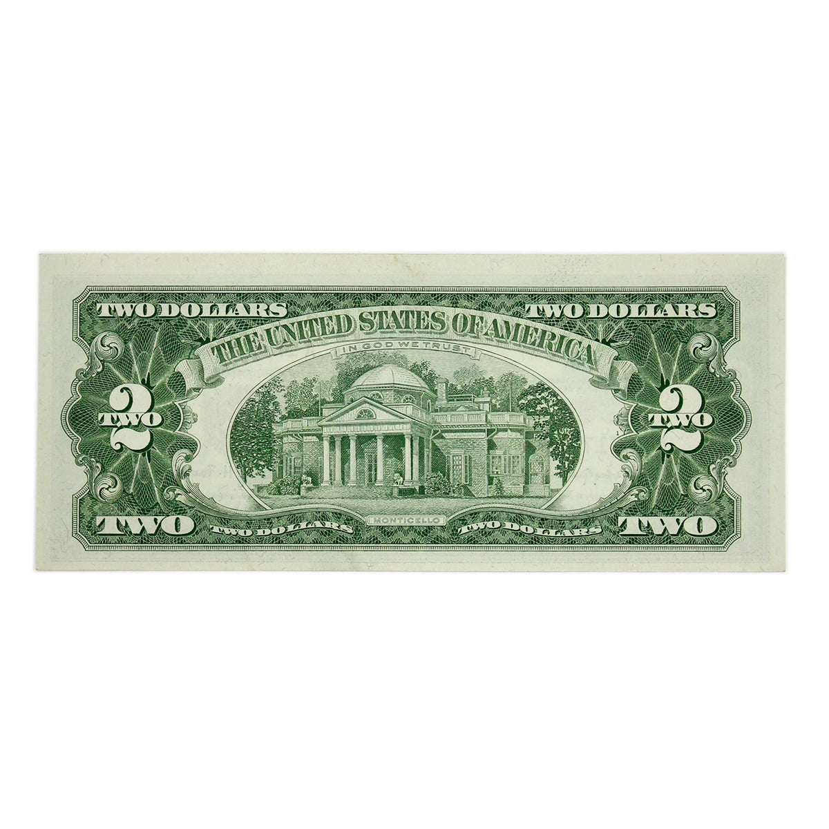 USA 1963A $2 Note, FR #1514, Grahahan-Dowler, AU-UNC