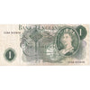 Great Britain 1967 1 Pound Note, S-M, VF