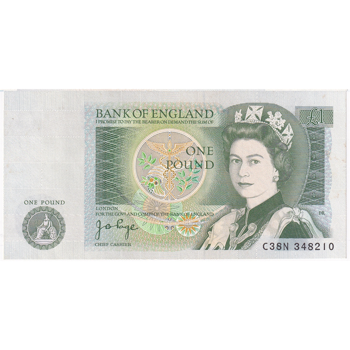 Great Britain 1978 1 Pound Note, C--N, UNC