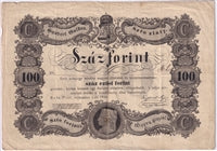 Hungary 1848 100, Forint Note, Pick #S118, F