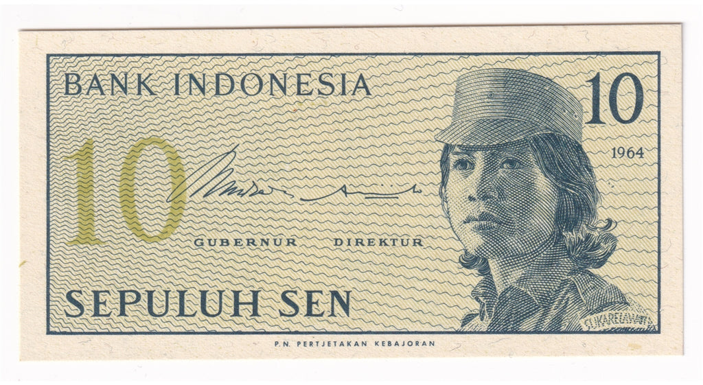 Indonesia Note 1964 5 Sen, UNC