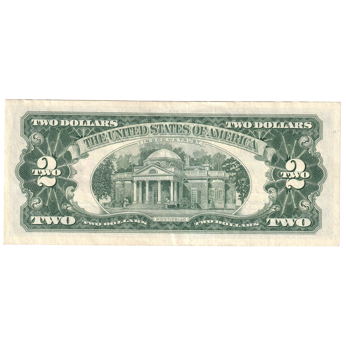 USA 1963 $2 Note, FR #1513, Granahan-Dillon, AU-UNC