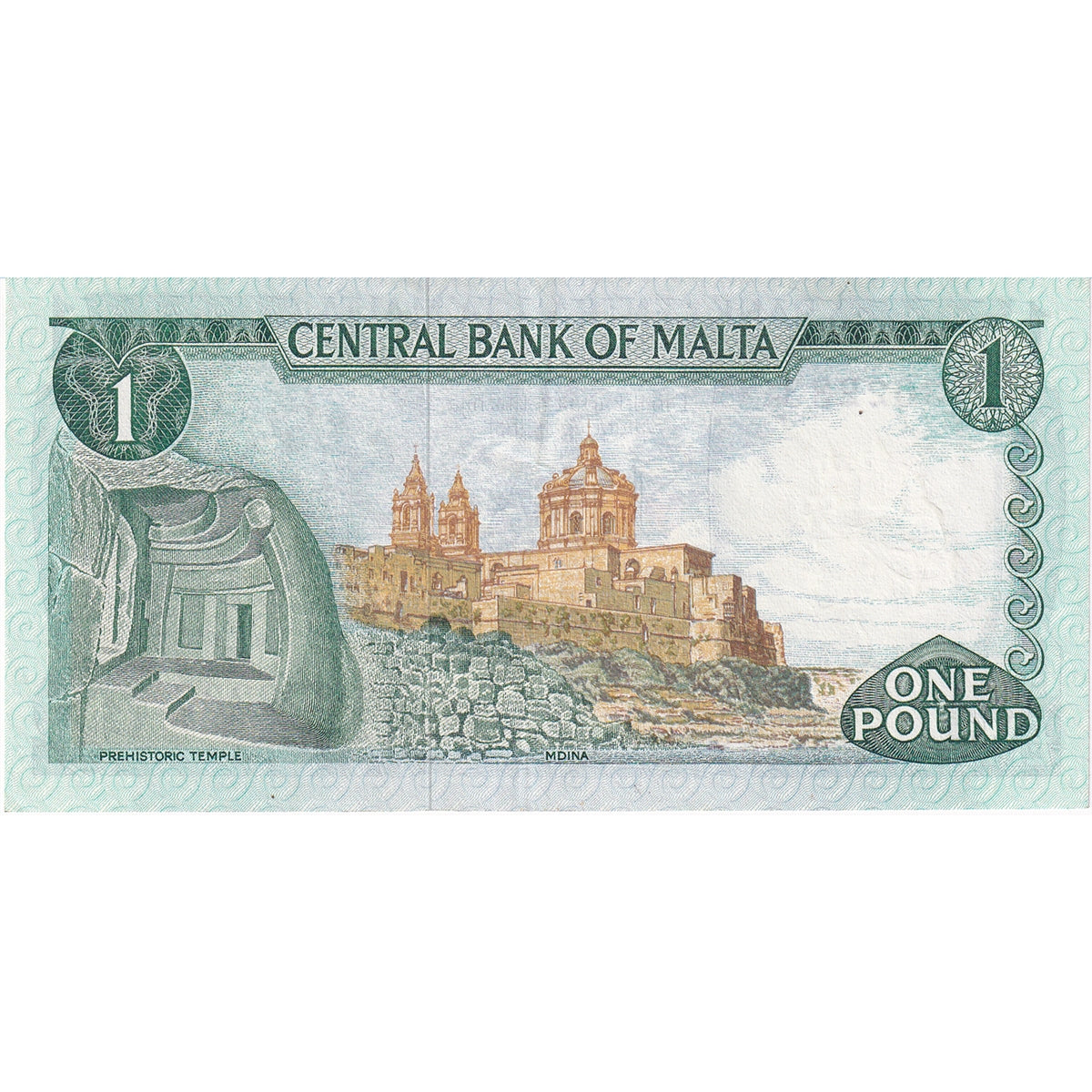 Malta Note 1967 1 Lira, AU