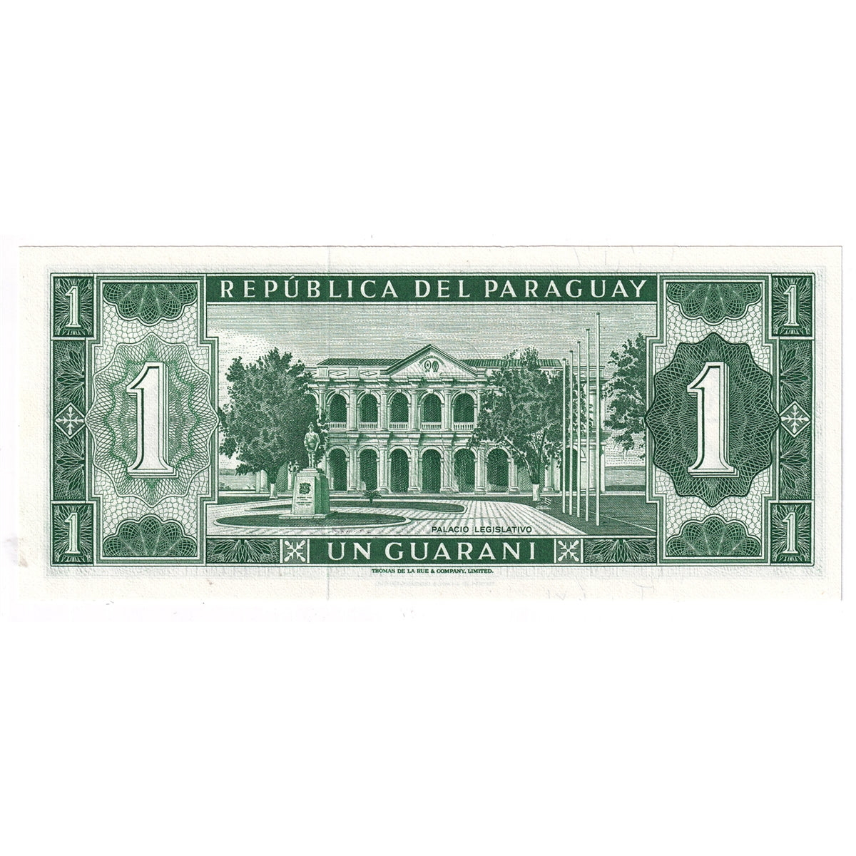 Paraguay Note 1952 1 Guarani, UNC