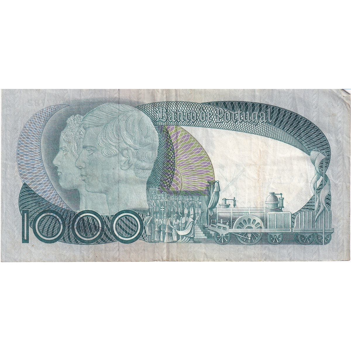 Portugal Note 1980 1000 Escudos, VF