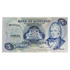 Scotland 1977 5 Pound Note, SC121c, VF