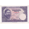 Spain Note 1954 25 Pesetas, EF-AU