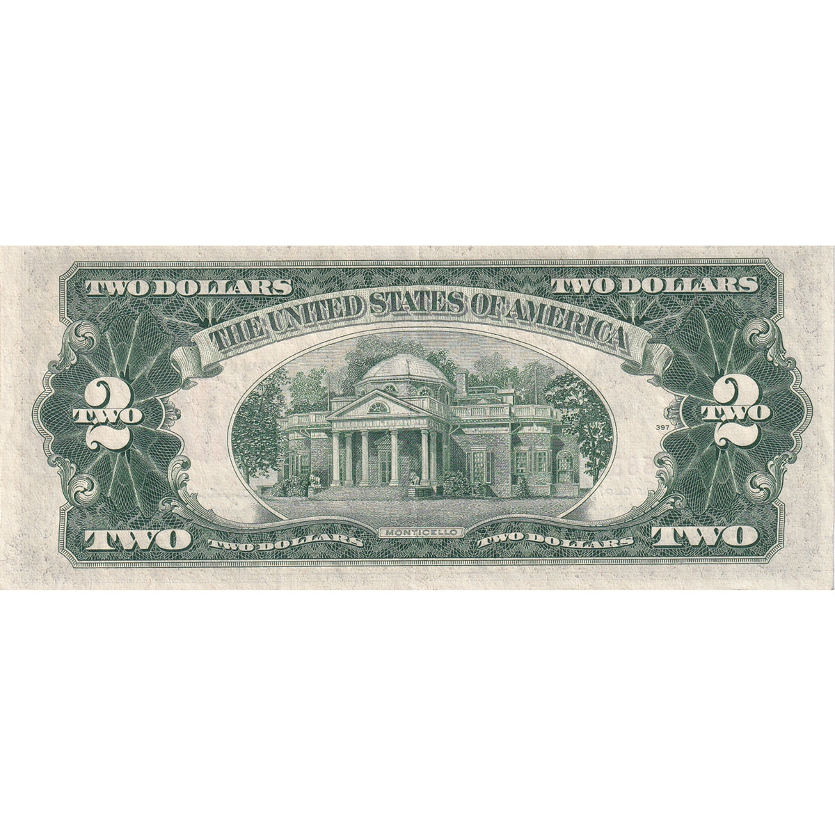 USA 1953B $2 Note, FR #1511, Smith-Dillon, EF-AU