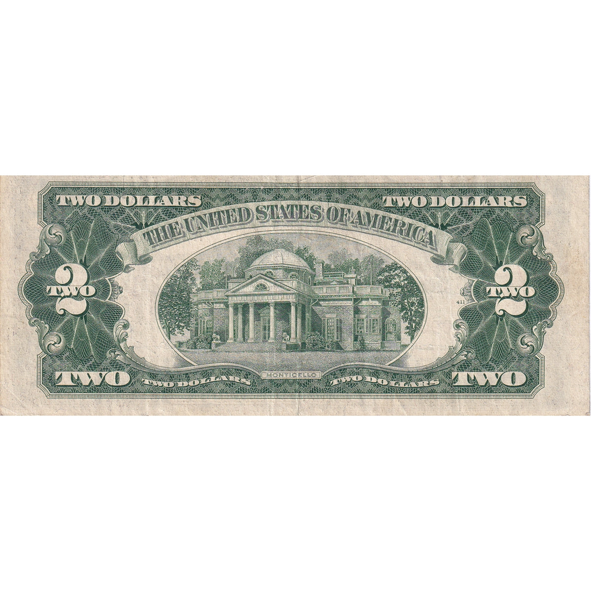 USA 1953B $2 Note, FR #1511, Smith-Dillon, VF-EF