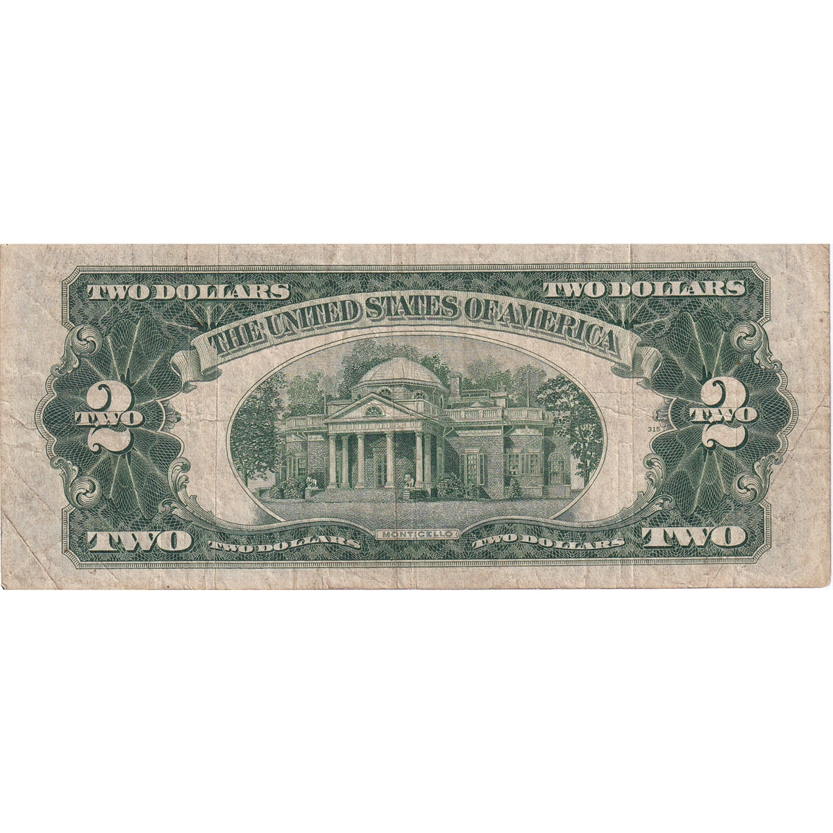 USA 1928F $2 Note, FR #1507, Julian-Snyder, F-VF