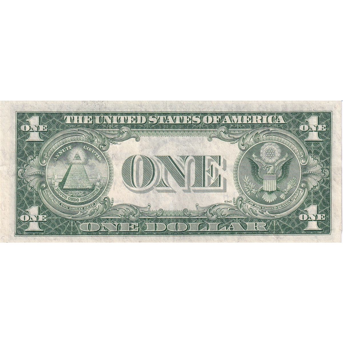 USA 1935D $1 Note, FR #1613, Clark-Snyder, Silver Certificate, Clark-Snyder, AU