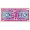 USA 1954-58 10-Cents Military PMT Certificate, Series 521, UNC